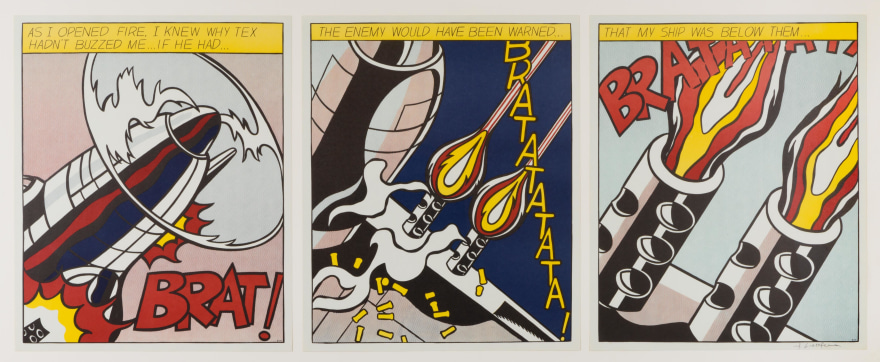 Roy Lichtenstein, As I Opened Fire (Poster), 1966