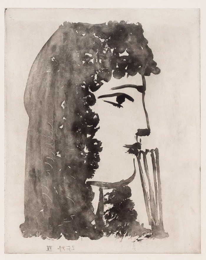 Pablo Picasso, Carmen, del Profil, 1949