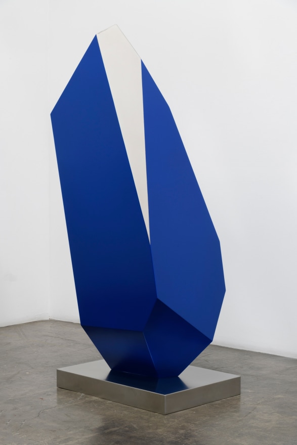 Jon Krawcyzk, 2019, Pero Azul, Stainless steel and automotive paint