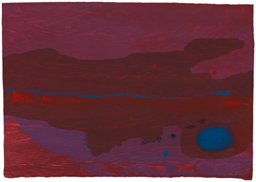 Helen Frankenthaler, Japanese Maple, 2005, Woodcut
