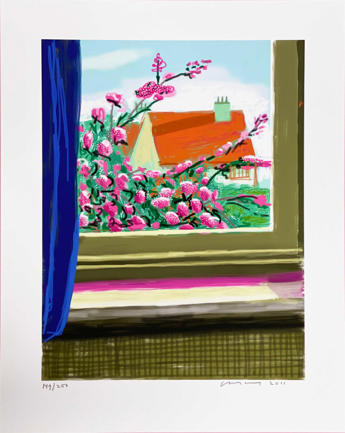 David Hockney, Untitled (no. 778), April 17, 2011, iPad drawing