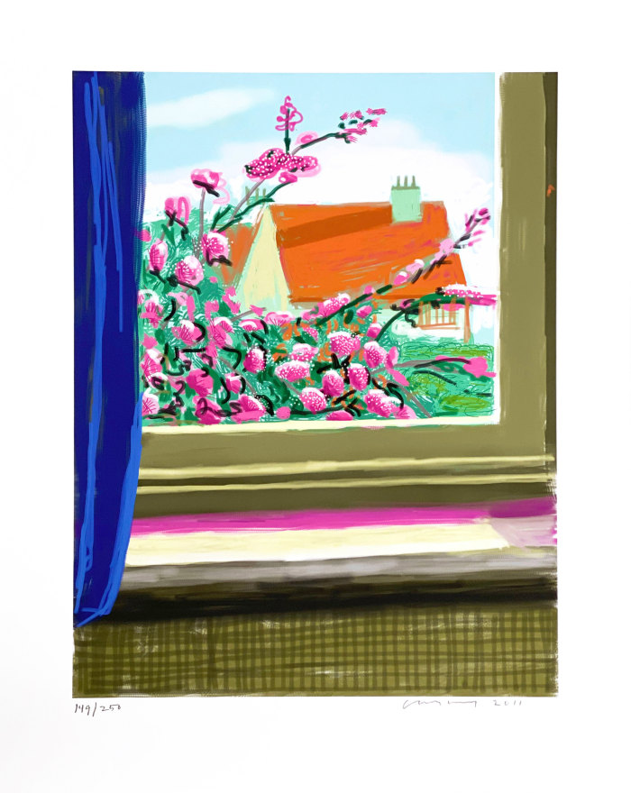 David Hockney, Untitled (no. 778), April 17, 2011, iPad drawing