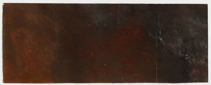 Joe Goode, Forest Fire drawing 131, 1985, Powdered pigment on paper