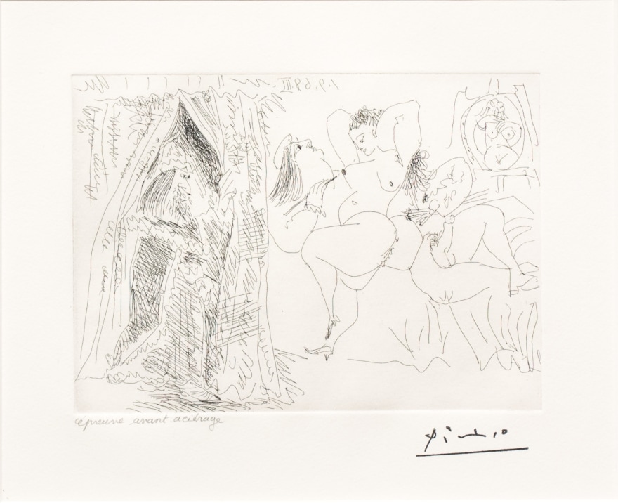 Pablo Picasso, Raphael et la Fornarina VIII, 347 series, Etching