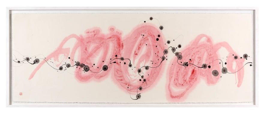 Minjung Kim, Relation, Ink and Watercolor on Mulberry Hanji