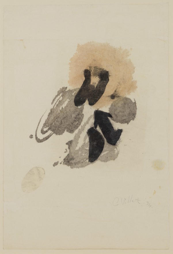 Cynthia Villet, Transcendant Forms No. 1 1994, Ink and wash on paper