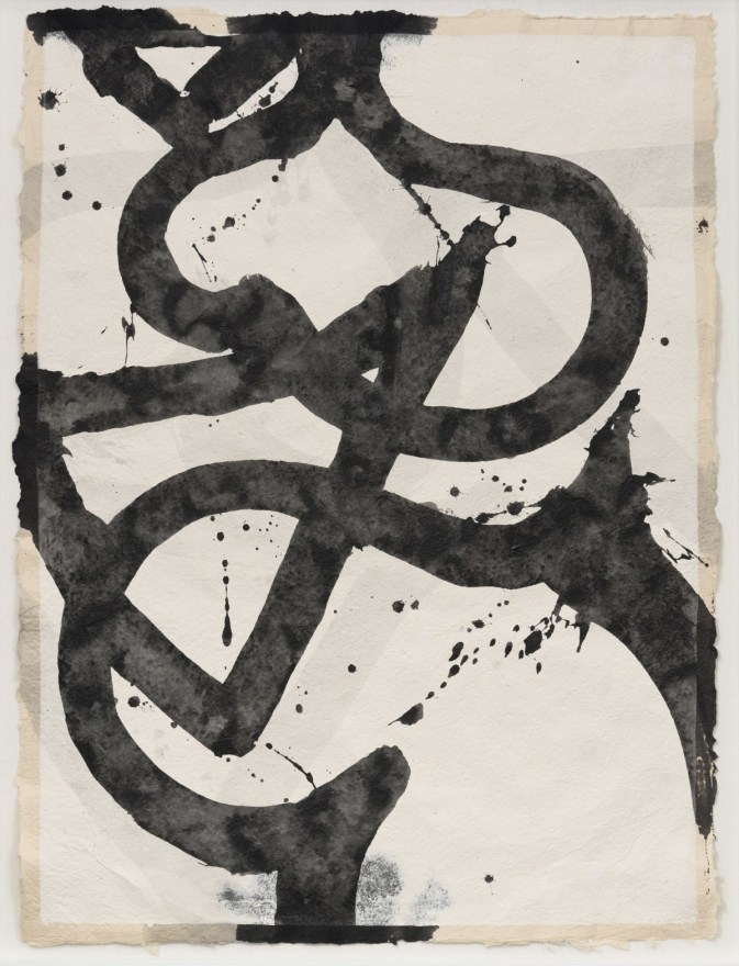 Marc Katano, Verse I, Acrylic and ink on Nepalese paper