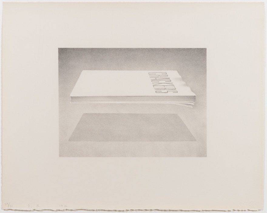 Ed Ruscha, Crackers 1970, Signed Lithograph