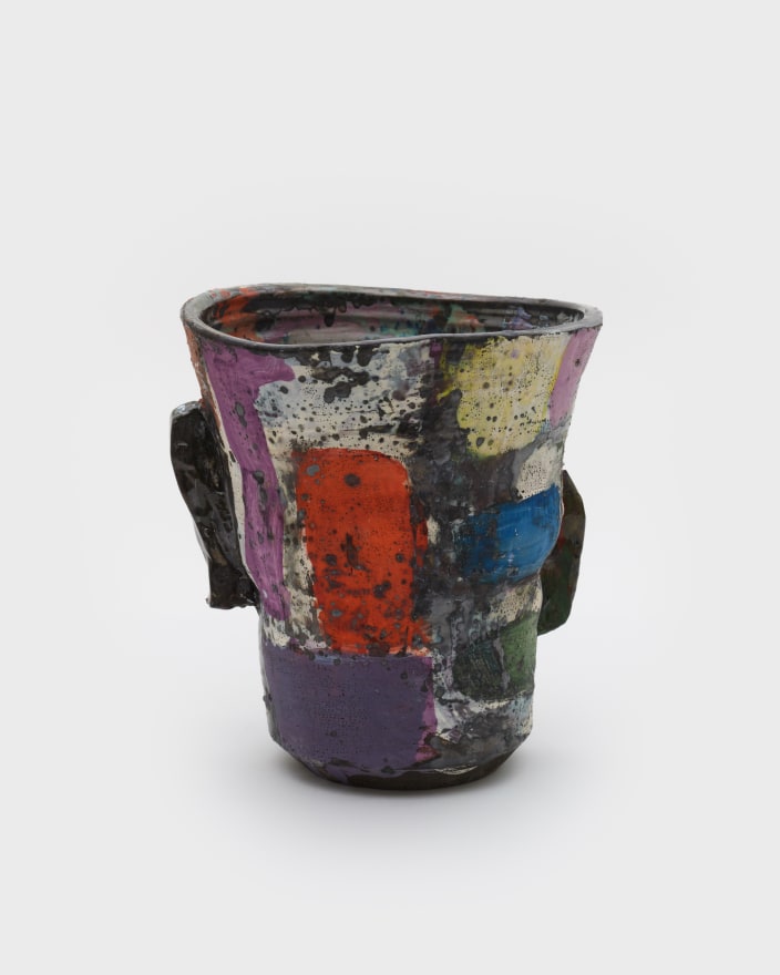 Roger Herman Untitled, 2021 Glazed ceramic 11 3/4 x 11 1/4 x 10 in 29.8 x 28.6 x 25.4 cm (ROH23.151)