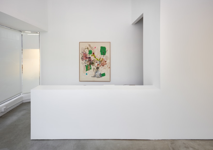 Installation view 3 of Michael Bauer: Soft Paintings (Bearnaise) (January 27 &ndash; March 11, 2017), Nino Mier Gallery, Los Angeles