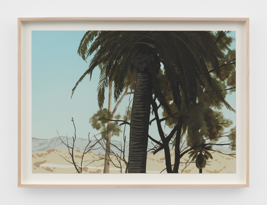 Jake Longstreth Untitled, 2022 Oil on paper 16 1/2 x 22 1/2 in (framed) 41.9 x 57.1 cm (framed) (JLO22.034)