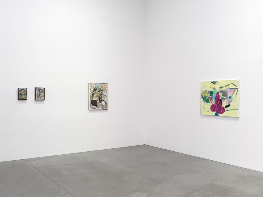 Installation view of M&ograve;nica Subid&eacute;, I don't walk, I fly, Nino Mier Gallery, SoHo, January 9 &ndash; February 8, 2025