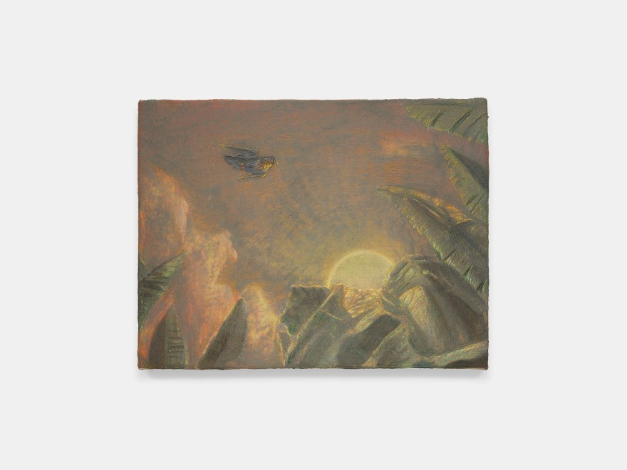 Marin Majic into the sunset, 2022 Colored pencil, oil color, marble dust on linen 9 x 12 in 22.9 x 30.5 cm (MMA22.019)