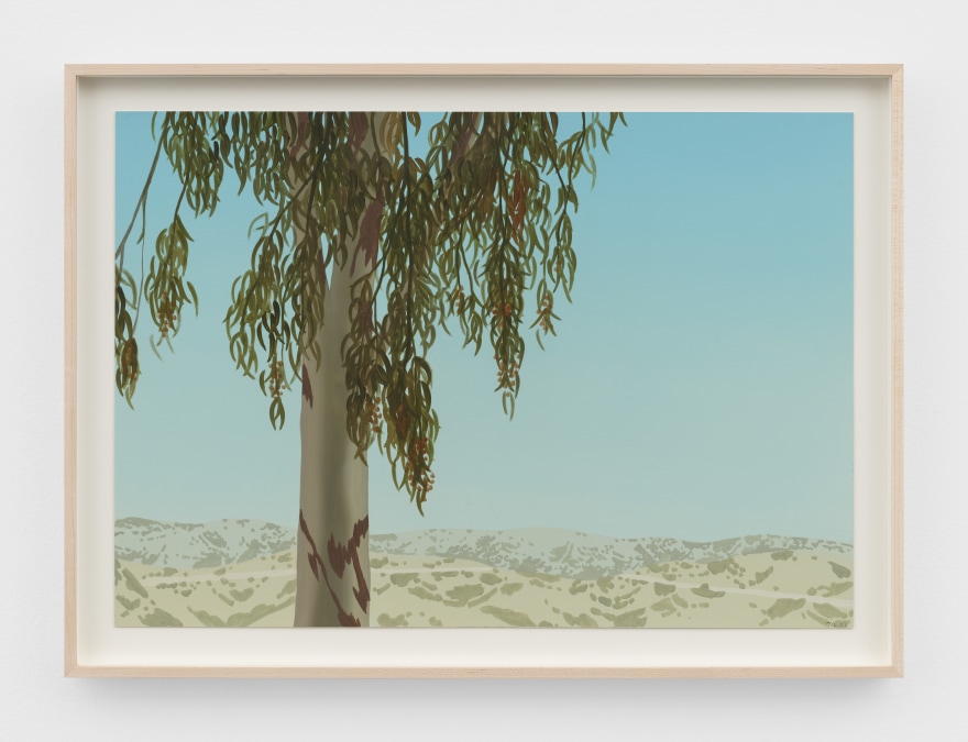 Jake Longstreth Untitled, 2022 Oil on paper 16 1/2 x 22 1/2 in (framed) 41.9 x 57.1 cm (framed) (JLO22.024)