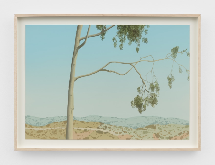 Jake Longstreth Untitled, 2022 Oil on paper 16 1/2 x 22 1/2 in (framed) 41.9 x 57.1 cm (framed) (JLO22.022)