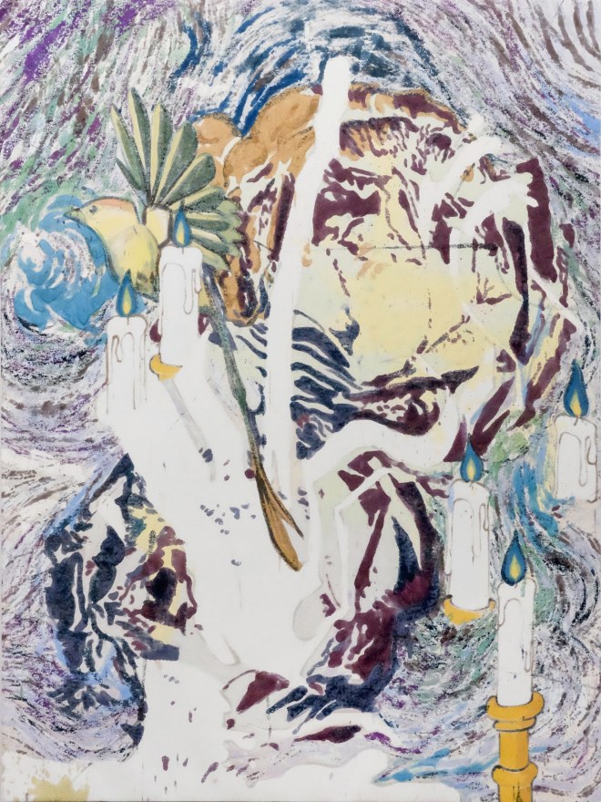 Chris Hood, Lagoon, 2017. Alkyd on canvas, 79 x 59 inches, 200 x 150 cm CH17.007