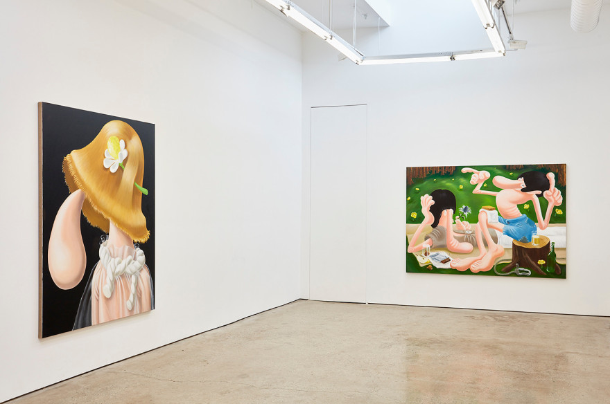 Installation view 6 of Louise Bonnet: Paintings (April 23 &ndash; June 4, 2016), Nino Mier Gallery, Los Angeles