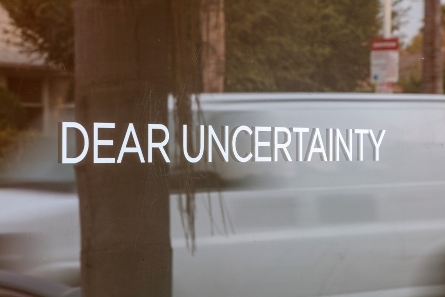 Installation View of MARGARETE JAKSCHIK, Dear Uncertainty (September 25 - November 6, 2021) Nino Mier Gallery, Los Angeles, CA