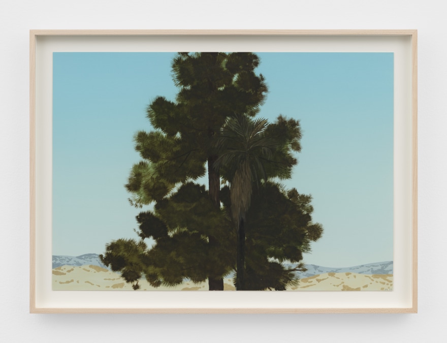 Jake Longstreth Untitled, 2022 Oil on paper 16 1/2 x 22 1/2 in (framed) 41.9 x 57.1 cm (framed) (JLO22.041)