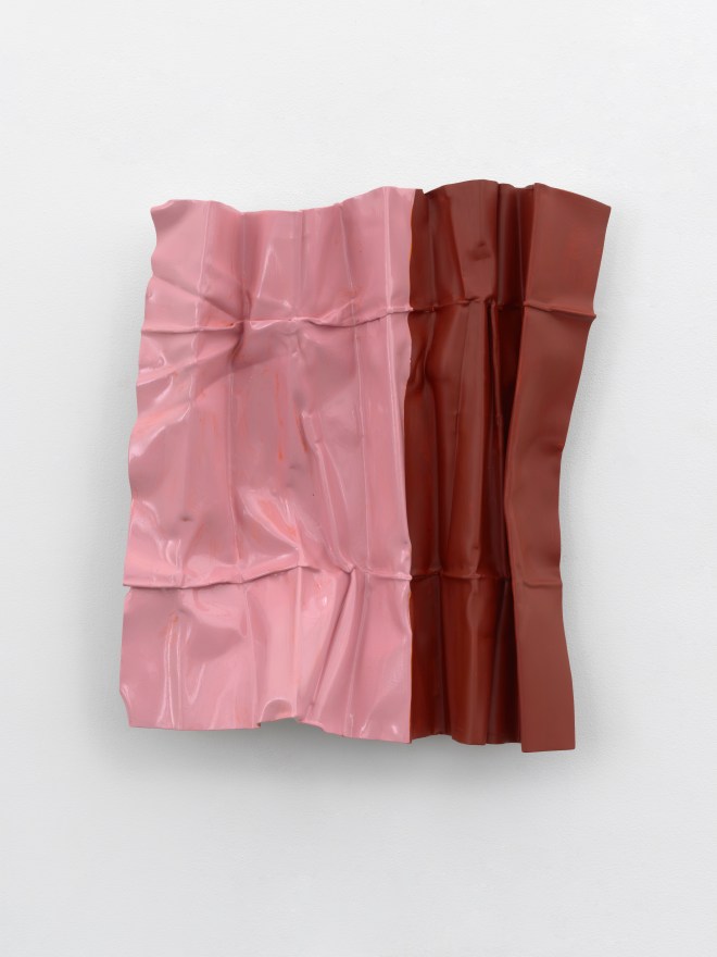 Anna Fasshauer Crypto, 2024 Aluminum and lacquer 30 1/4 x 26 x 6 3/4 in 77 x 66 x 17 cm (AFA24.005)