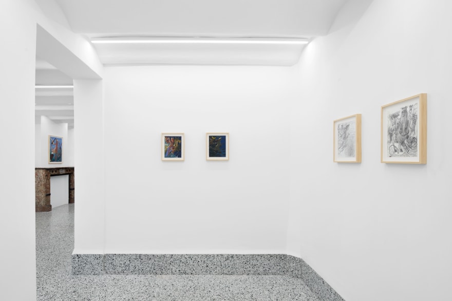 Installation View of Kyle Staver, Light Catcher, February 24 - March 25, 2023 | Nino Mier Gallery Brussels