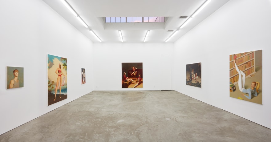 Installation view 2 of Jansson Stegner: New Paintings (January 20-March 3, 2018) at Nino Mier Gallery, Los Angeles
