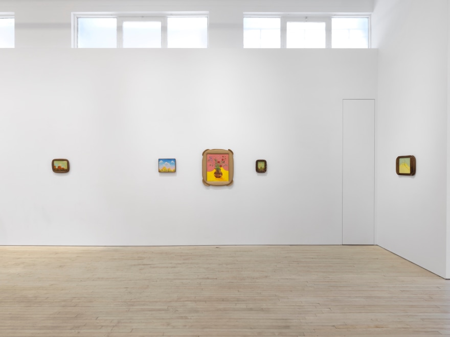 Installation view of Karel Dicker, tamed flowers, Nino Mier Gallery, Tribeca, June 27 &ndash; August 8, 2025