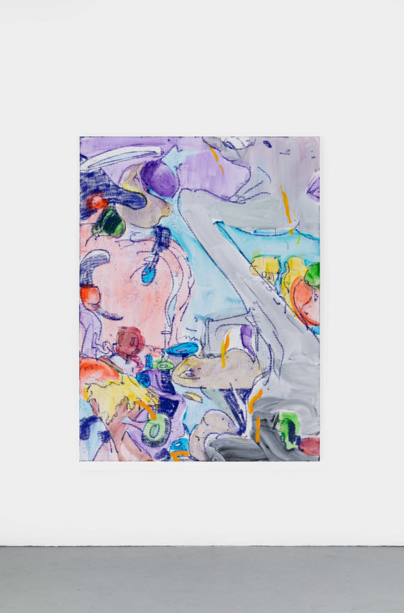 Antwan Horfee Creepy Crawlers, 2021 Acrylic on canvas 51 1/8 x 68 7/8 in 130 x 175 cm (HOR21.023)