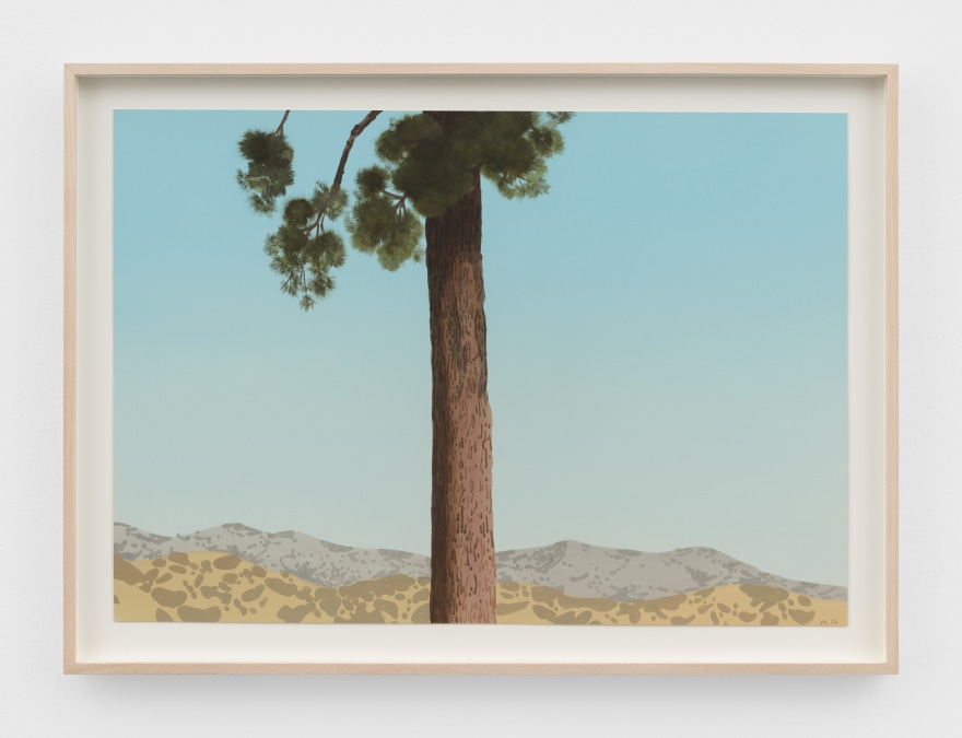 Jake Longstreth Untitled, 2022 Oil on paper 16 1/2 x 22 1/2 in (framed) 41.9 x 57.1 cm (framed) (JLO22.019)