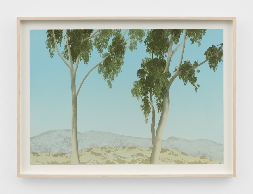 Jake Longstreth Untitled, 2022 Oil on paper 16 1/2 x 22 1/2 in (framed) 41.9 x 57.1 cm (framed) (JLO22.025)