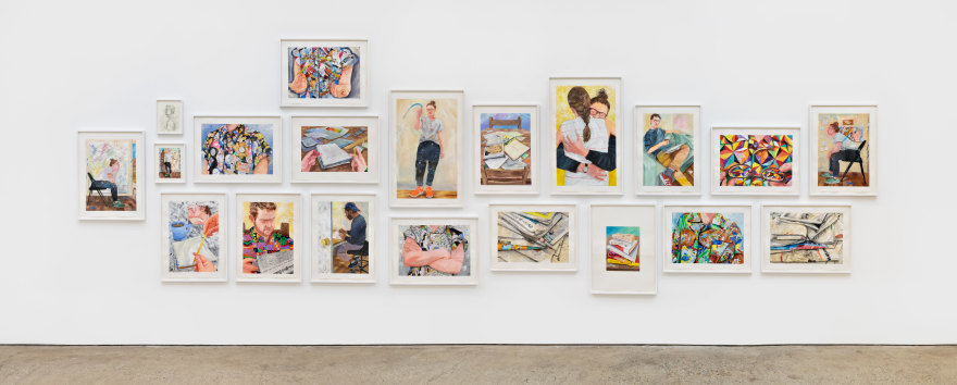 Installation View 2 of Rebecca Ness: Pieces of Mind (July 10&ndash;August 31, 2020). Nino Mier Gallery, Los Angeles, CA