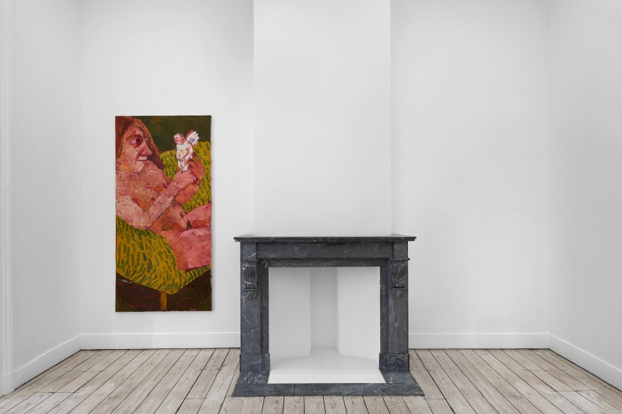 Installation view of Shanee Roe, Snarl Bloom, Nino Mier Gallery, Brussels, June 13 – July 19, 2025