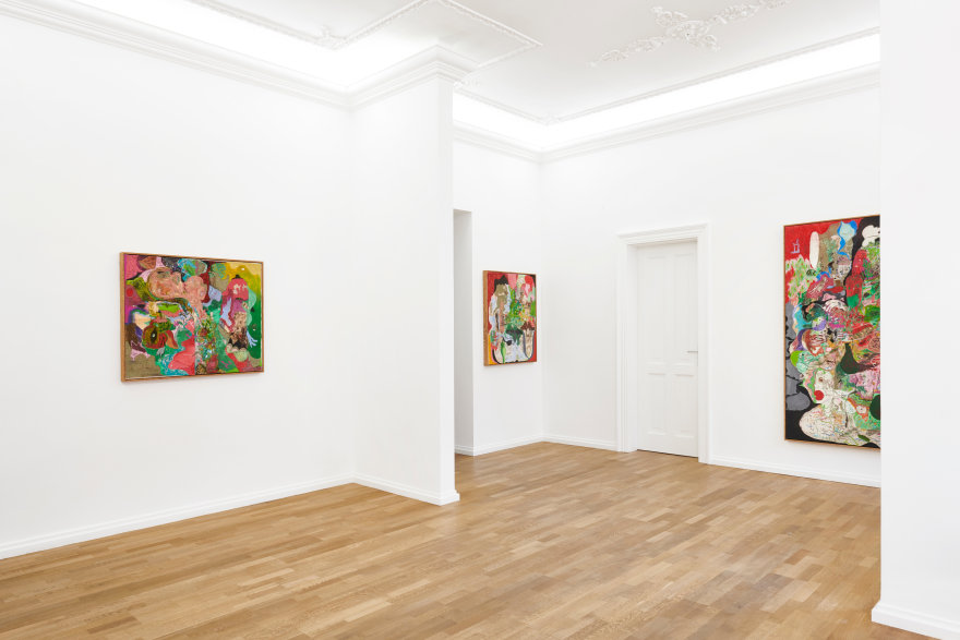 Installation view 6 of Michael Bauer: New Paintings (April 19-22, 2018) at Salon Nino Mier, Cologne