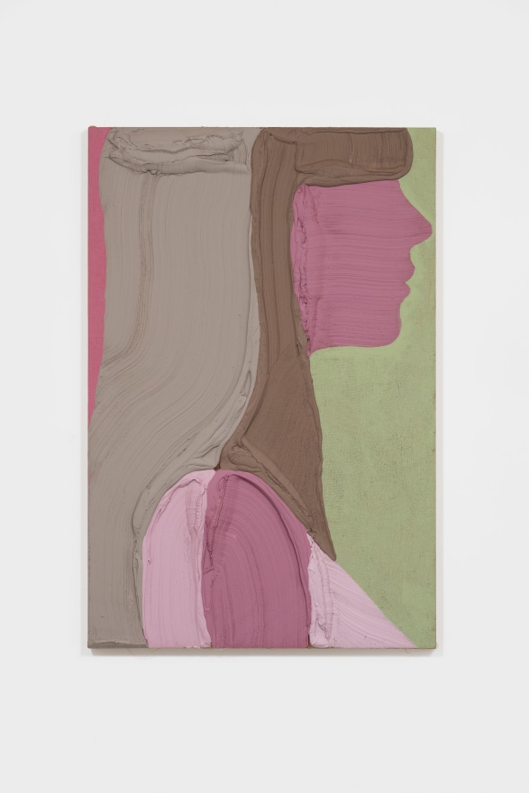 Jos&eacute; Lerma Alondra, 2023 Acrylic on burlap 72 x 48 in 182.9 x 121.9 cm (JLE23.020)