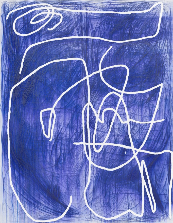 Jana Schr&ouml;der Spontacts DL19, 2015 Copying pencil and oil on canvas&nbsp; 78.7 x 61 in 200 x 155 cm (JSR15.017)