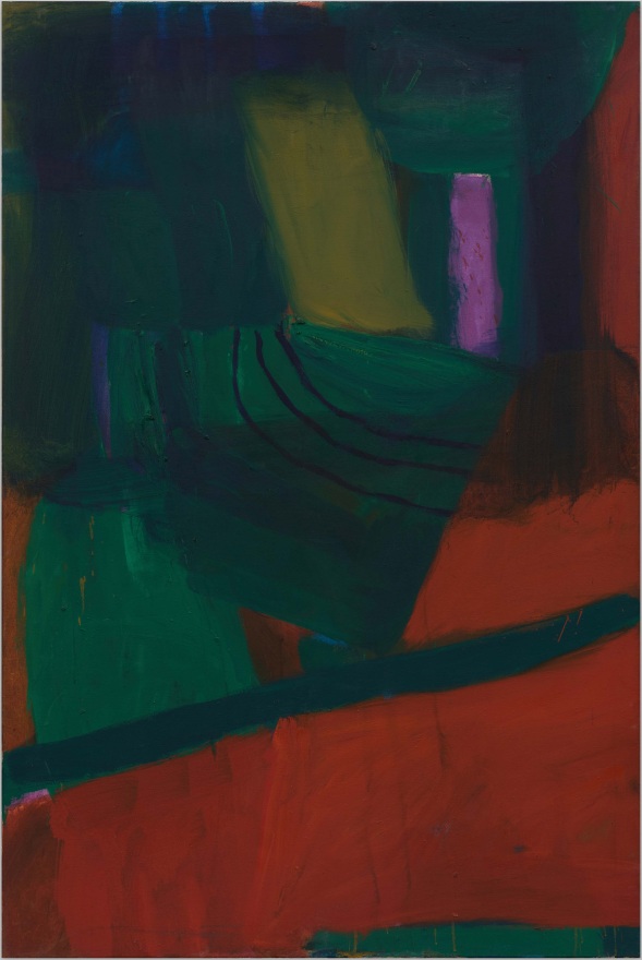 Albert Irvin Number 9, 1965 Estate stamp on verso Oil on canvas 59 x 39 3/8 in 150 x 100 cm (AIR25.011)