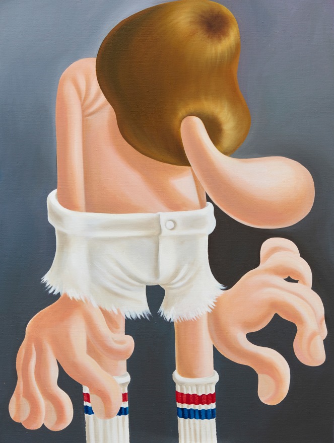 Louise Bonnet The Tube Socks, 2016 Oil on canvas 30 x 40 in 76.2 x 101.6 cm (LB16.056)