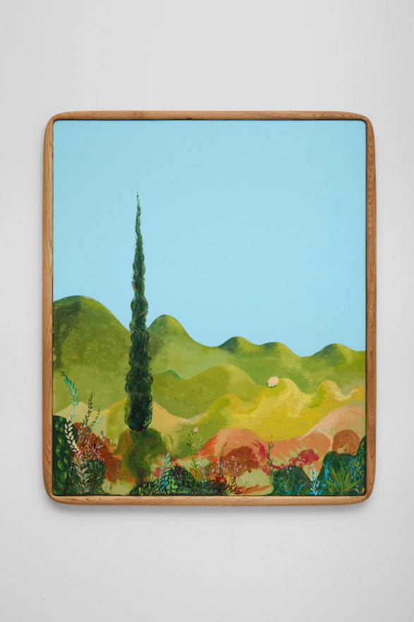 Karel Dicker Tuscany, 2025 Acrylic on cotton with French oak frame 50 x 41 3/4 in 127 x 106 cm (KDI25.021)