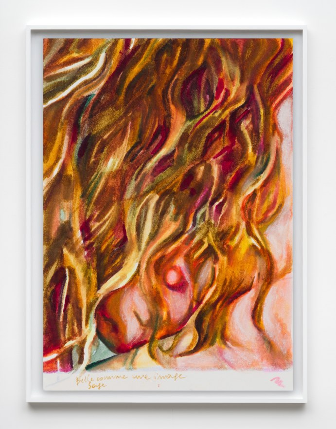 Giulia Messina Belle de jour, 2025 Markers and ink on paper 5 3/4 x 4 1/8 in 14.7 x 10.4 cm (GME25.016)