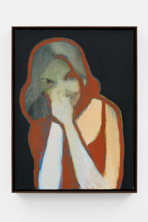 Jonathan Wateridge Laughing Head, 2022 Oil on Canvas 24 5/8 x 18 5/8 x 2 1/2 in (framed) 62.5 x 47.2 x 6.5 cm (framed) 23 5/8 x 17 3/4 in 60 x 45 cm (JWA22.040)