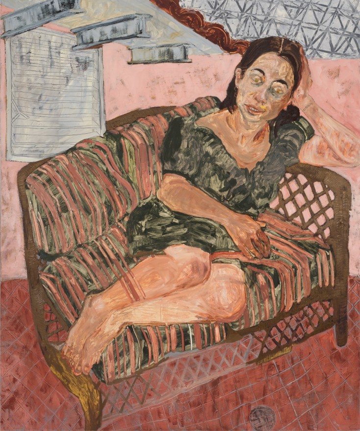 Bernadette Despujols Mar&iacute;a Elena en Cambimas, 2022 Oil on canvas 72 x 60 in 182.9 x 152.4 cm (BDE22.006)