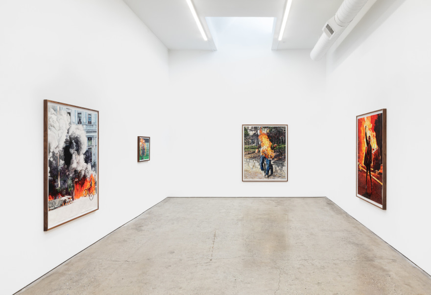 Installation View of Conrad Ru&iacute;z, Wild Hearts Can&rsquo;t Be Broken, (August 7&ndash; September 11, 2021) Nino Mier Gallery, Los Angeles, CA