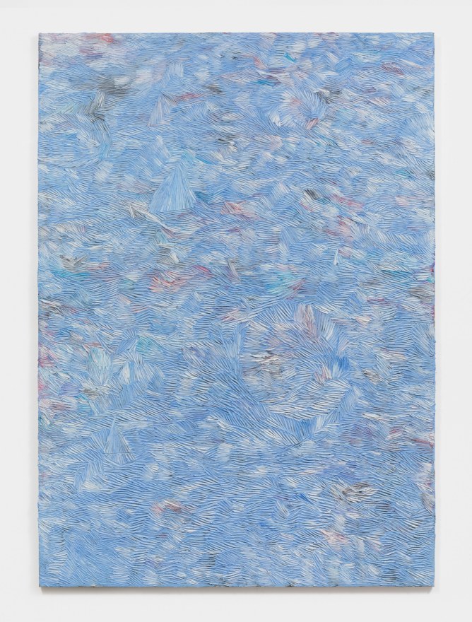 Dashiell Manley above it all and falling fast, 2021 Oil on linen 84 x 60 in 213.4 x 152.4 cm (DMA21.004)