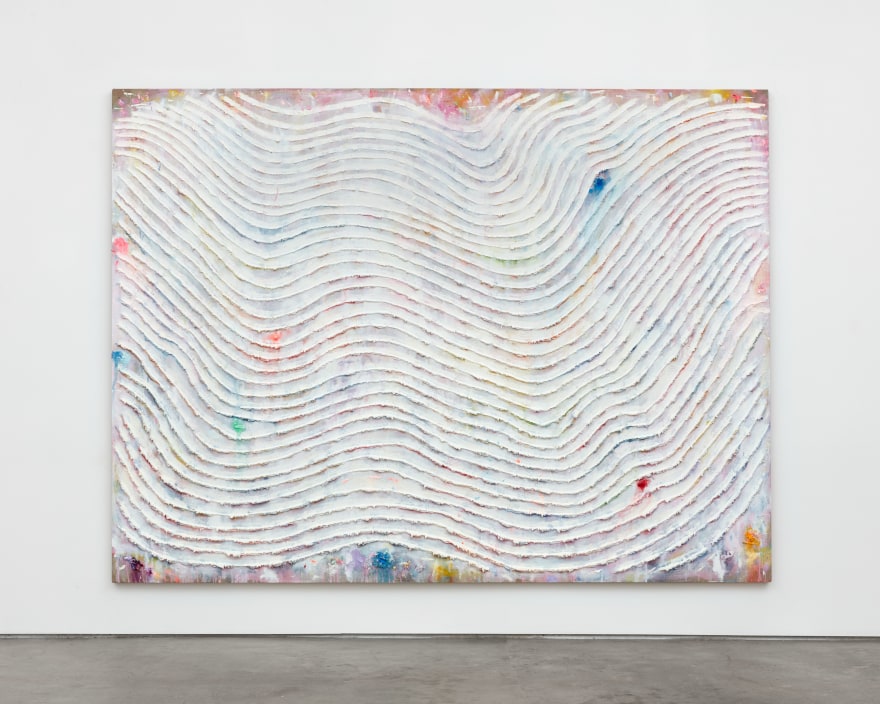 Andrew Dadson Drifting Wave, 2021 Oil and acrylic on linen 78 x 104 x 2 3/4 in 198.1 x 264.2 x 7 cm (ADA21.005)