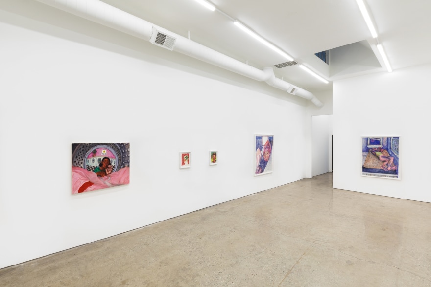 Installation View of Deli Gallery, New York presenting Brianna Rose Brooks: The way things go (November 21&ndash;December 19, 2020). Nino Mier Gallery, Los Angeles, CA 5
