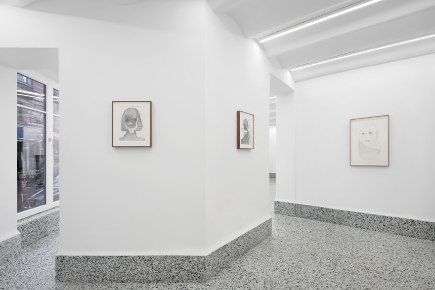 Installation View of Nicola Tyson, A Bit Touched, (November 18 - December 17, 2022). Nino Mier Gallery Brussels, Annex.