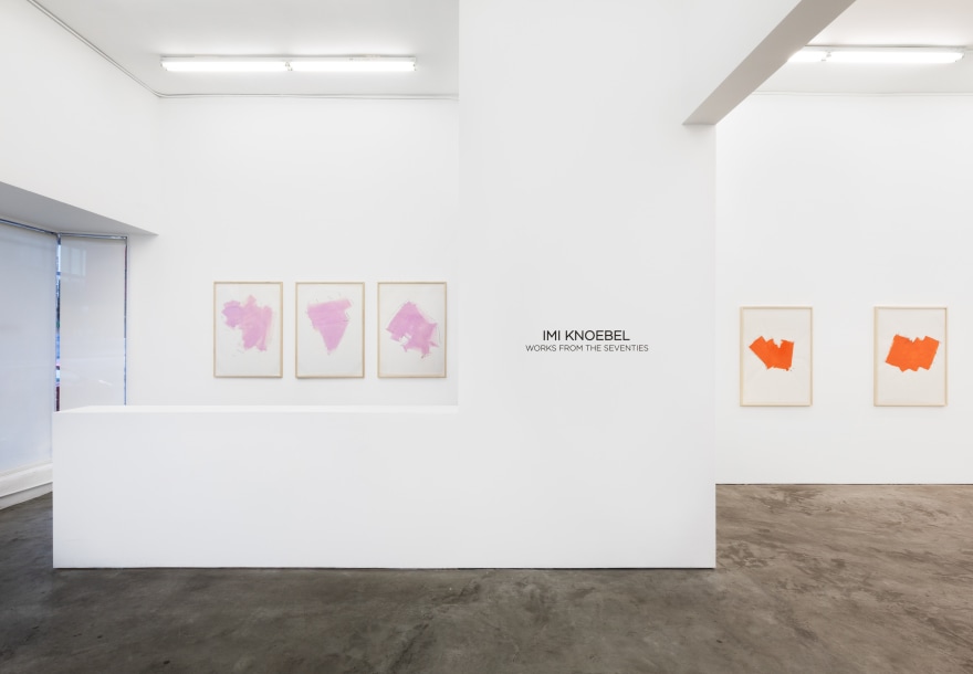 Installation view 7 of Imi Knoebel: Works from the Seventies (November 9-December 21, 2019) at Nino Mier Gallery, Los Angeles