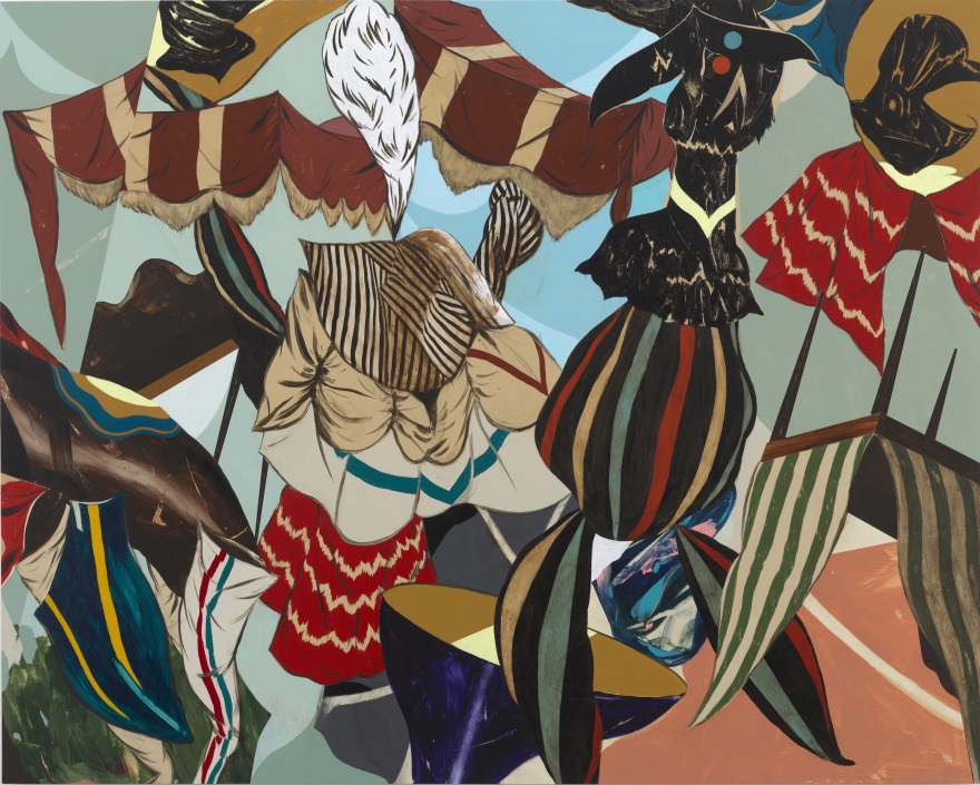 Kenichi Hoshine Variations of Ghosts, 2024 Signed, titled, and dated on verso Acrylic on panel 48 x 60 in 121.9 x 152.4 cm (KHO25.001)