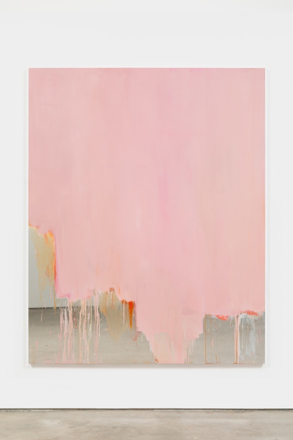 Peter Bonde UNTITLED (PINK MIRROR), 2021 Oil on mirror foil 78 3/4 x 63 in 200 x 160 cm (PB21.013)