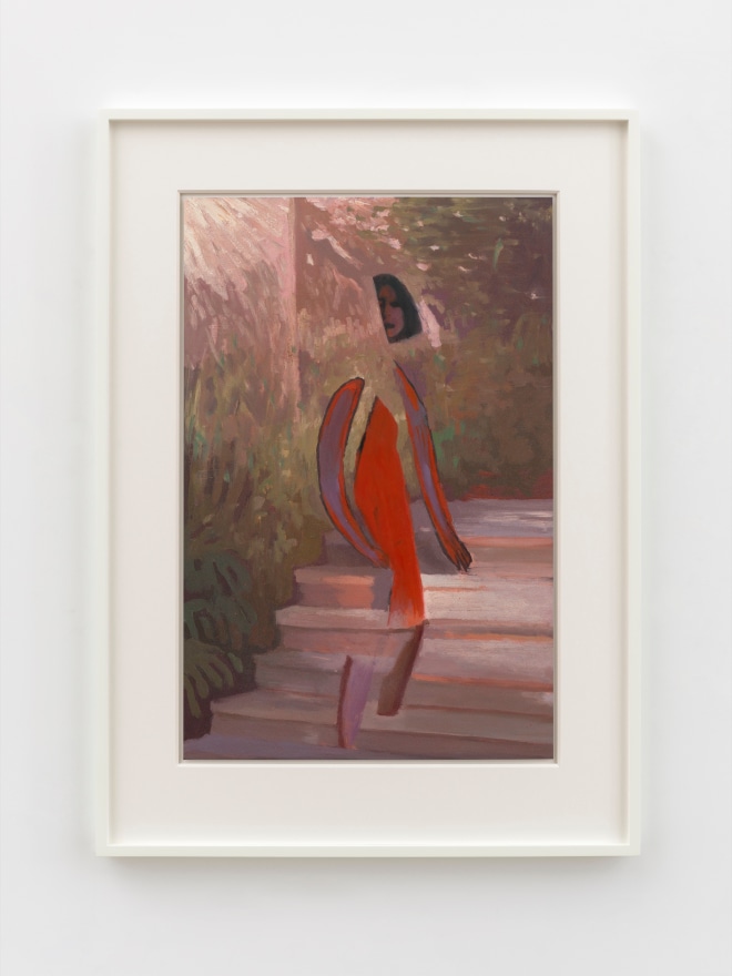 Jonathan Wateridge Backlight, 2025 Oil on paper 31 1/8 x 22 5/8 x 1 5/8 in (framed) 79.1 x 57.5 x 4 cm (framed) (JWA25.042)